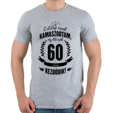 PRINTFASHION kamasz-60-black - Férfi póló - Sport szürke férfi póló