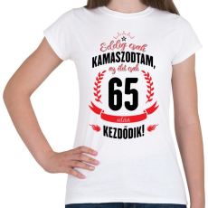PRINTFASHION kamasz-65-black-red - Női póló - Fehér