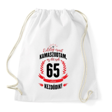 PRINTFASHION kamasz-65-black-red - Sportzsák, Tornazsák - Fehér tornazsák