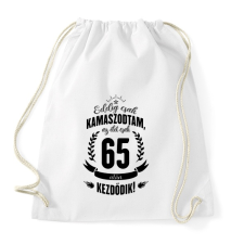 PRINTFASHION kamasz-65-black - Sportzsák, Tornazsák - Fehér tornazsák