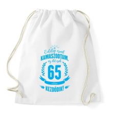 PRINTFASHION kamasz-65-cyan - Sportzsák, Tornazsák - Fehér tornazsák