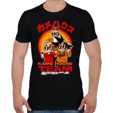PRINTFASHION Kame House Team - Férfi póló - Fekete férfi póló