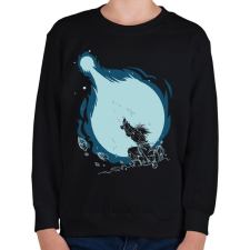 PRINTFASHION Kamehameha - Gyerek pulóver - Fekete gyerek pulóver, kardigán