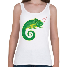 PRINTFASHION Kaméleon - Női atléta - Fehér