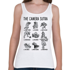 PRINTFASHION Kamerasutra - Női atléta - Fehér női felső