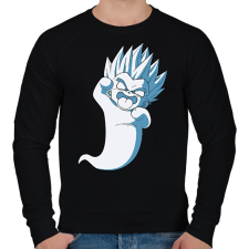 PRINTFASHION Kamikaze ghost - Férfi pulóver - Fekete férfi pulóver, kardigán