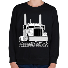 PRINTFASHION Kamion - Gyerek pulóver - Fekete gyerek pulóver, kardigán