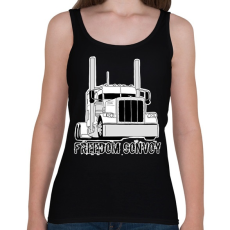 PRINTFASHION Kamion - Női atléta - Fekete
