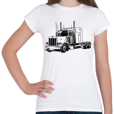 PRINTFASHION kamion - Női póló - Fehér