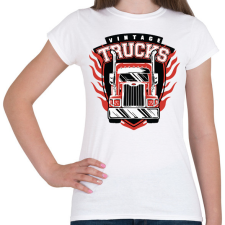 PRINTFASHION Kamion - Női póló - Fehér női póló