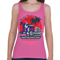 PRINTFASHION Kamionos lány - Női atléta - Rózsaszín