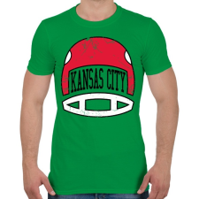 PRINTFASHION Kansas city - Férfi póló - Zöld férfi póló