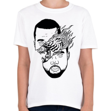 PRINTFASHION Kanye West - Gyerek póló - Fehér gyerek póló