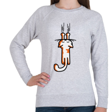 PRINTFASHION Kapaszkodom!  - Női pulóver - Sport szürke női pulóver, kardigán