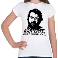 PRINTFASHION Kár érte, kiváló ügynök volt - Női póló - Fehér női póló