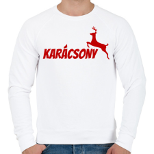 PRINTFASHION KARÁCSONY 2 - Férfi pulóver - Fehér férfi pulóver, kardigán