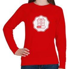 PRINTFASHION KARÁCSONY LOADING - Női pulóver - Piros