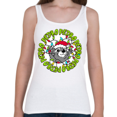 PRINTFASHION Karácsony Pedro xmas - Női atléta - Fehér