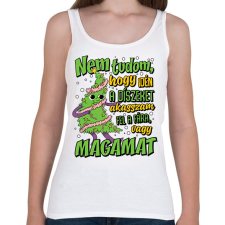 PRINTFASHION Karácsonyfa dísz - Női atléta - Fehér női trikó