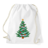 PRINTFASHION Karácsonyfa - Sportzsák, Tornazsák - Fehér