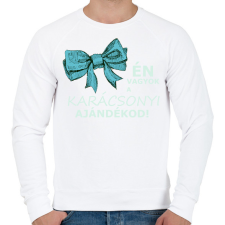 PRINTFASHION karácsonyi ajándék - kisfiú - Férfi pulóver - Fehér férfi pulóver, kardigán