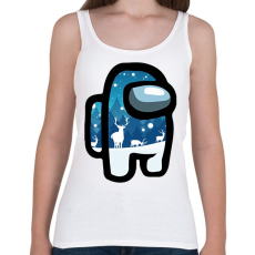 PRINTFASHION Karácsonyi Among Us - Női atléta - Fehér