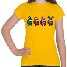 PRINTFASHION Karácsonyi among us  - Női póló - Sárga női póló