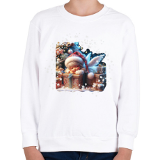 PRINTFASHION Karácsonyi angyal - Gyerek pulóver - Fehér