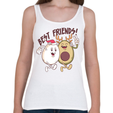 PRINTFASHION Karácsonyi barátok - Női atléta - Fehér