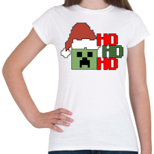PRINTFASHION Karácsonyi creeper - Női póló - Fehér női póló