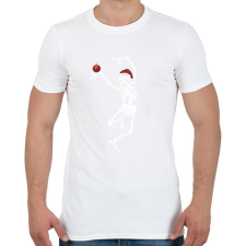 PRINTFASHION Karácsonyi csontváz  - Férfi póló - Fehér férfi póló
