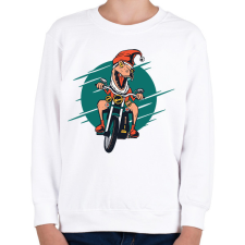 PRINTFASHION Karácsonyi dínó - Gyerek pulóver - Fehér gyerek pulóver, kardigán