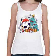 PRINTFASHION Karácsonyi foci - Női atléta - Fehér