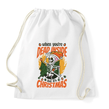 PRINTFASHION Karácsonyi humor - Sportzsák, Tornazsák - Fehér tornazsák