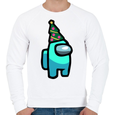 PRINTFASHION Karácsonyi Impostor - Férfi pulóver - Fehér