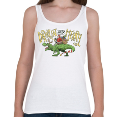 PRINTFASHION Karácsonyi ivás - Női atléta - Fehér