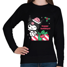 PRINTFASHION karácsonyi kuromi - Női pulóver - Fekete női pulóver, kardigán