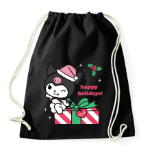 PRINTFASHION karácsonyi kuromi - Sportzsák, Tornazsák - Fekete tornazsák