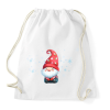 PRINTFASHION karácsonyi manó 2 - Sportzsák, Tornazsák - Fehér