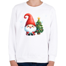 PRINTFASHION karácsonyi manó - Gyerek pulóver - Fehér