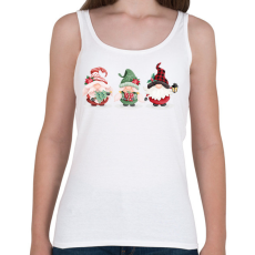 PRINTFASHION Karácsonyi manók - Női atléta - Fehér