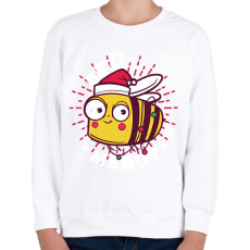 PRINTFASHION Karácsonyi méh - Gyerek pulóver - Fehér