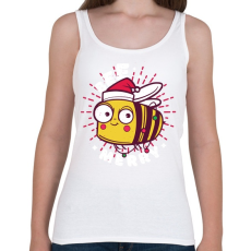 PRINTFASHION Karácsonyi méhecske - Női atléta - Fehér