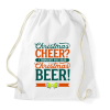 PRINTFASHION Karácsonyi sör - Sportzsák, Tornazsák - Fehér