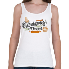 PRINTFASHION Karácsonyi sütimanó - Női atléta - Fehér