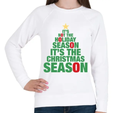 PRINTFASHION Karácsonyi szezon - Női pulóver - Fehér