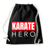 PRINTFASHION KARATE HERO - Sportzsák, Tornazsák - Fekete