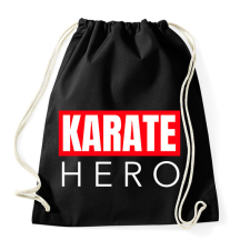 PRINTFASHION KARATE HERO - Sportzsák, Tornazsák - Fekete tornazsák