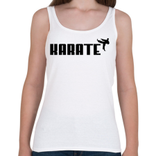 PRINTFASHION KARATE - Női atléta - Fehér női trikó