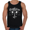 PRINTFASHION Kárhozat - Okkult Design - Férfi atléta - Fekete